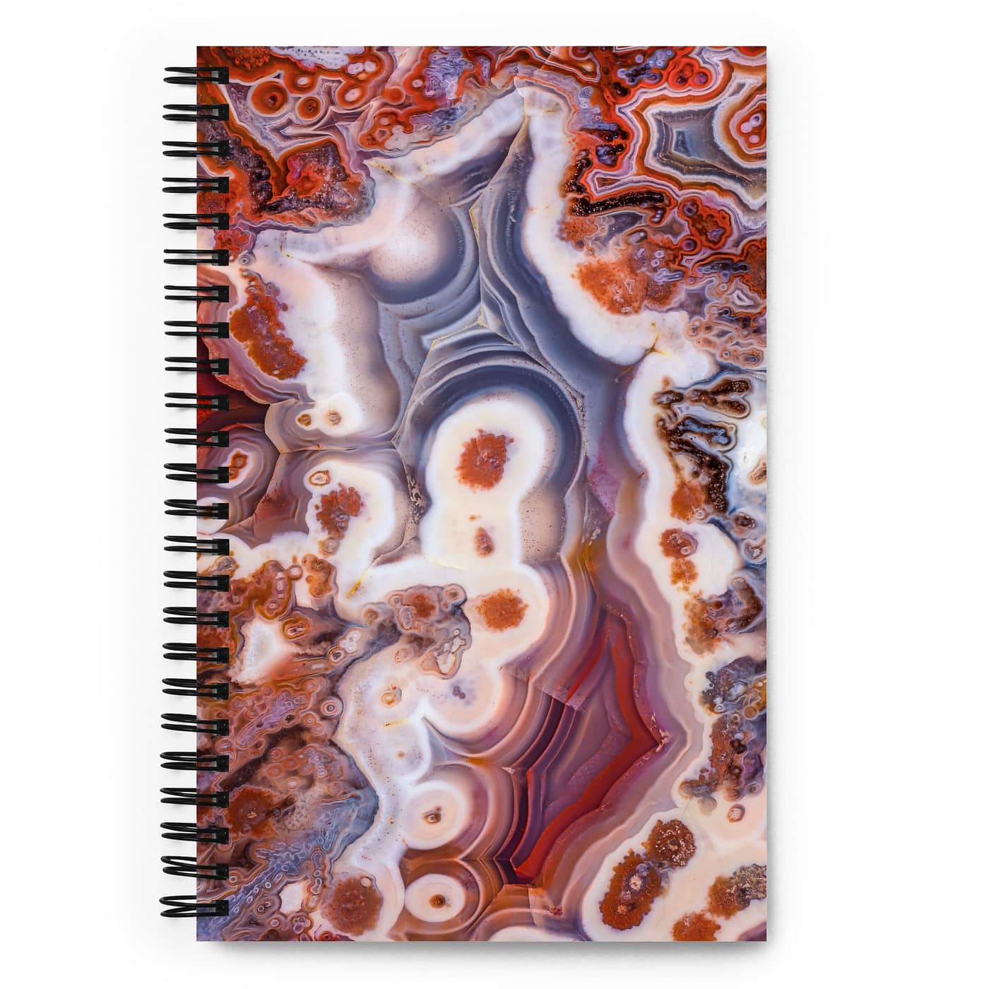 Spiral Wild Lake Superior Agate Notebook